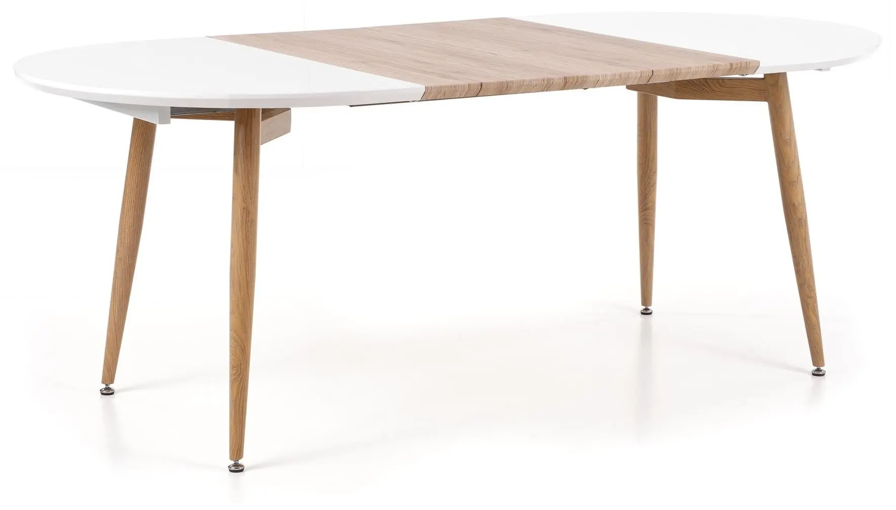 Стол раскладной Halmar Edward (White/Sanremo Oak)