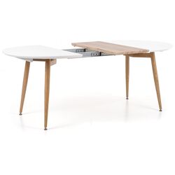 Стол раскладной Halmar Edward (White/Sanremo Oak) Thumb