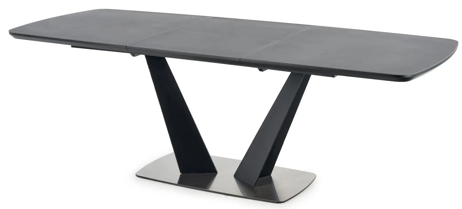 Masa extensibila Halmar Fangor (Dark Gray/Black)