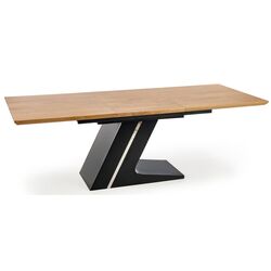 Masa extensibila Halmar Ferguson 160/220cm (Natural Oak/Black) Thumb