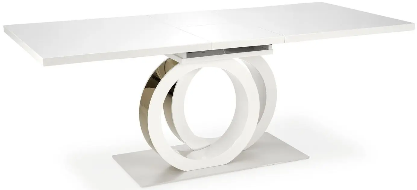 Masa extensibila Halmar Galardo (White/Gold)