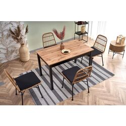 Masa extensibila Halmar Greg 124/168cm (Wotan Oak/Black) Thumb