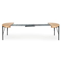 Стол раскладной Halmar Inferno 100-300cm (Natural Oak/Black) Thumb