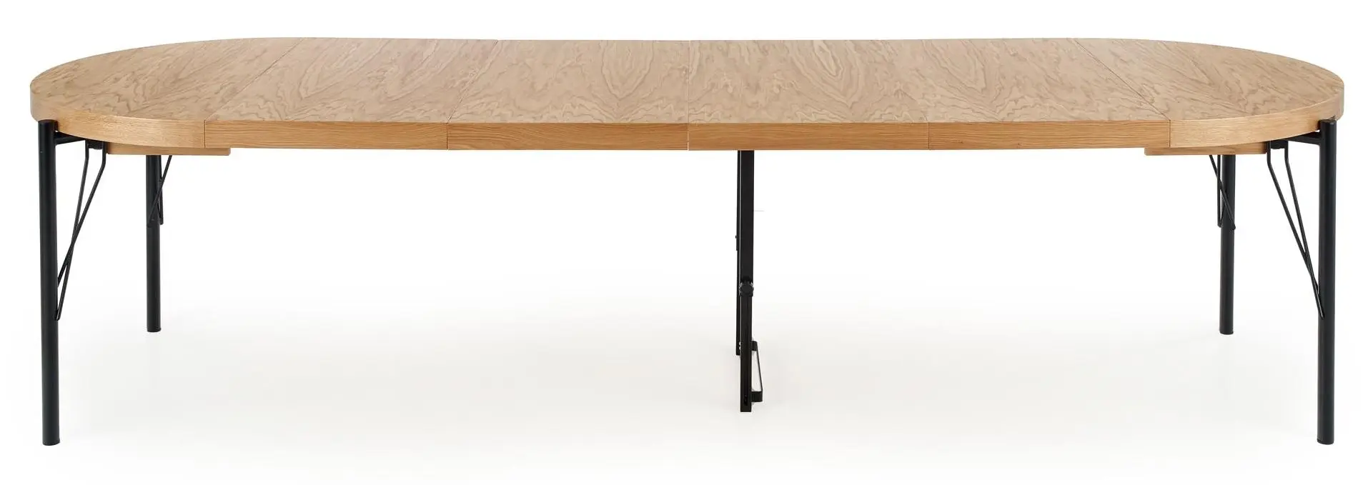 Стол раскладной Halmar Inferno 100-300cm (Natural Oak/Black)