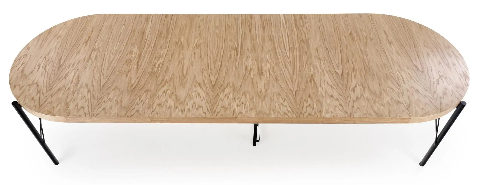 Стол раскладной Halmar Inferno 100-300cm (Natural Oak/Black)