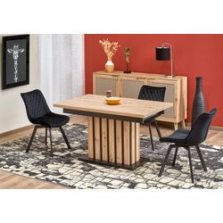 Masa extensibila Halmar Lamello (Artisan Oak/Black)