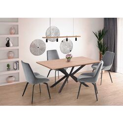 Masa extensibila Halmar Legarto (Natural Oak/Black) Thumb