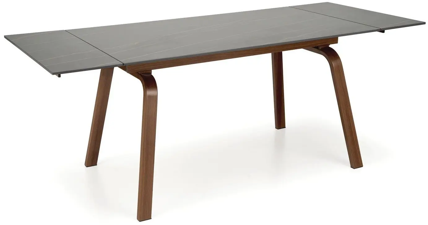 Masa extensibila Halmar Lozano (Black Marble/Walnut)