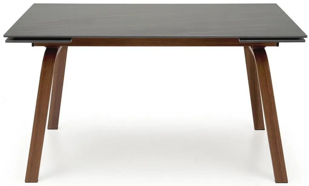 Masa extensibila Halmar Lozano (Black Marble/Walnut)