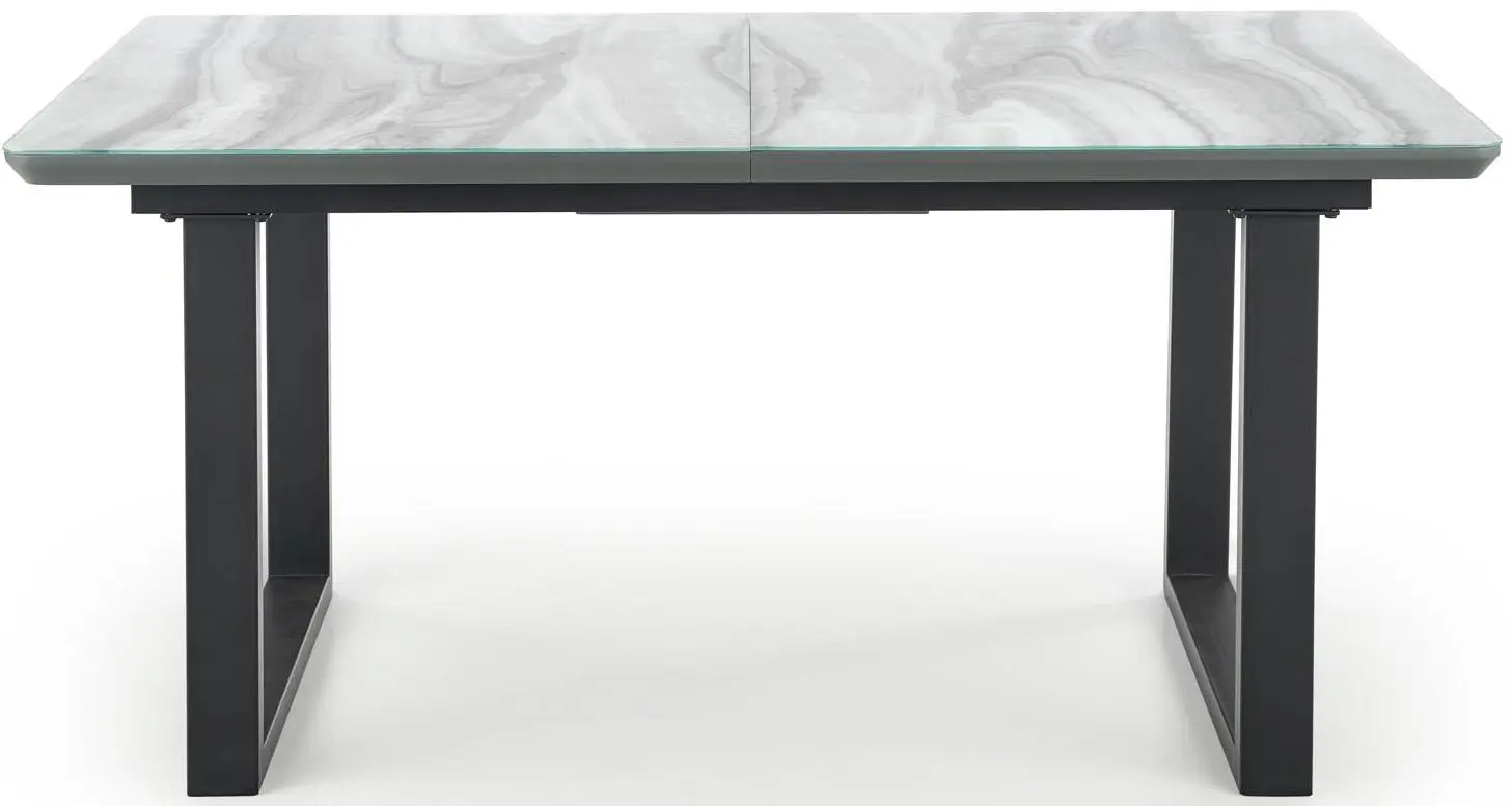 Masa extensibila Halmar Marley 160/200cm (White Marble/Gray/Black)