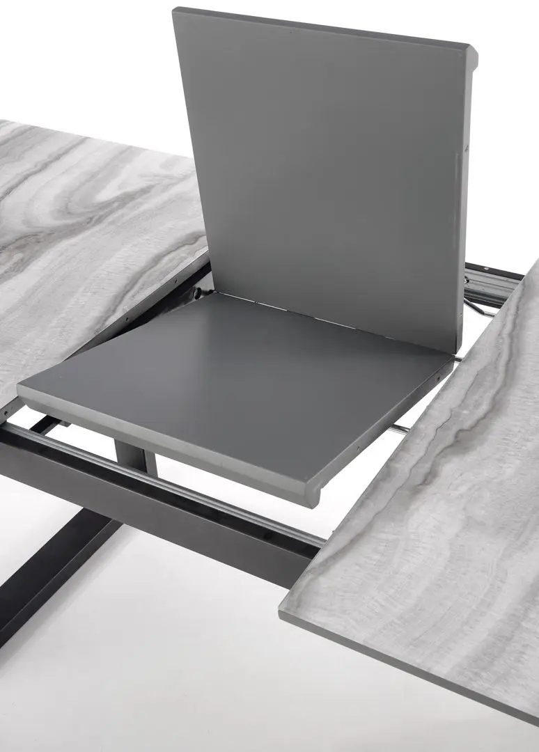 Masa extensibila Halmar Marley 160/200cm (White Marble/Gray/Black)