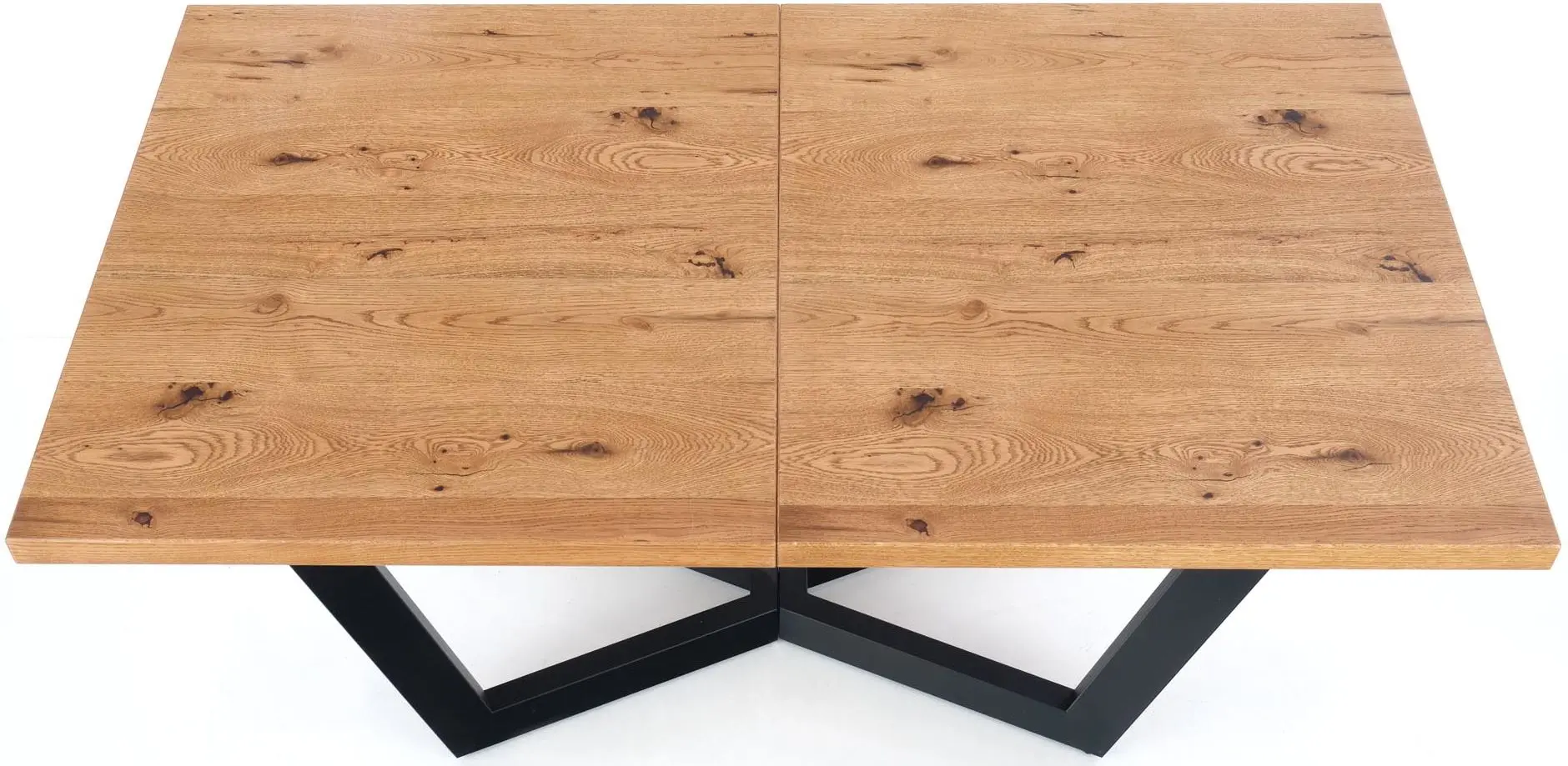Masa extensibila Halmar Massive 160-250cm (Light Oak/Black)