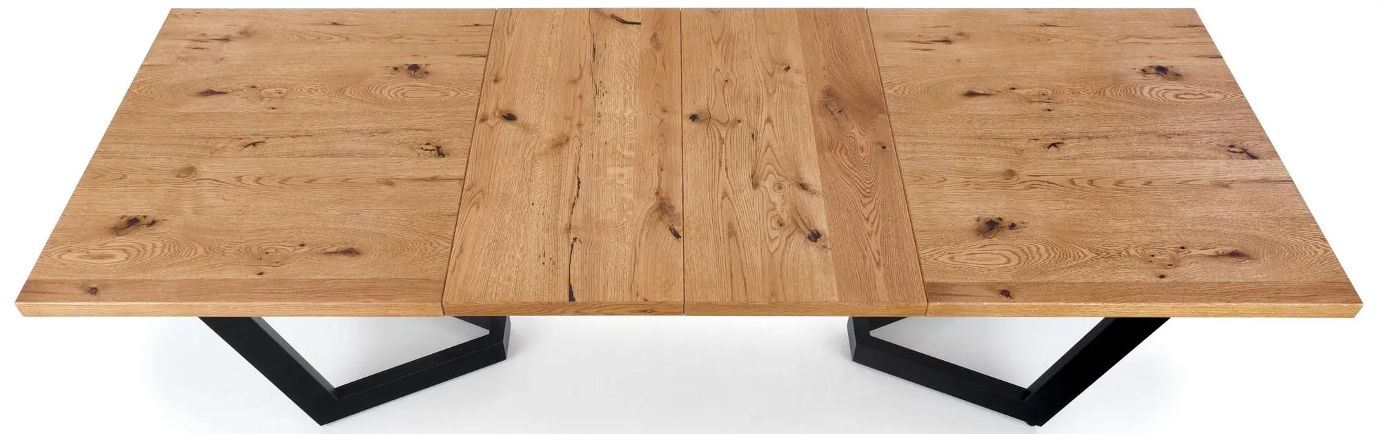 Masa extensibila Halmar Massive 160-250cm (Light Oak/Black)