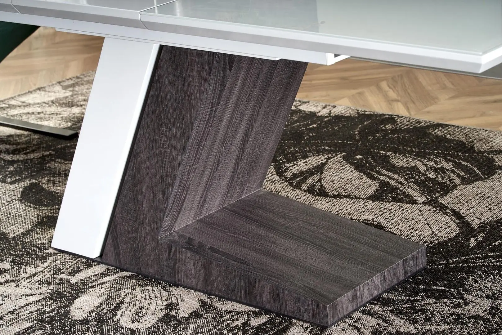 Стол раскладной Halmar Mortis (White/Dark Gray) - 5