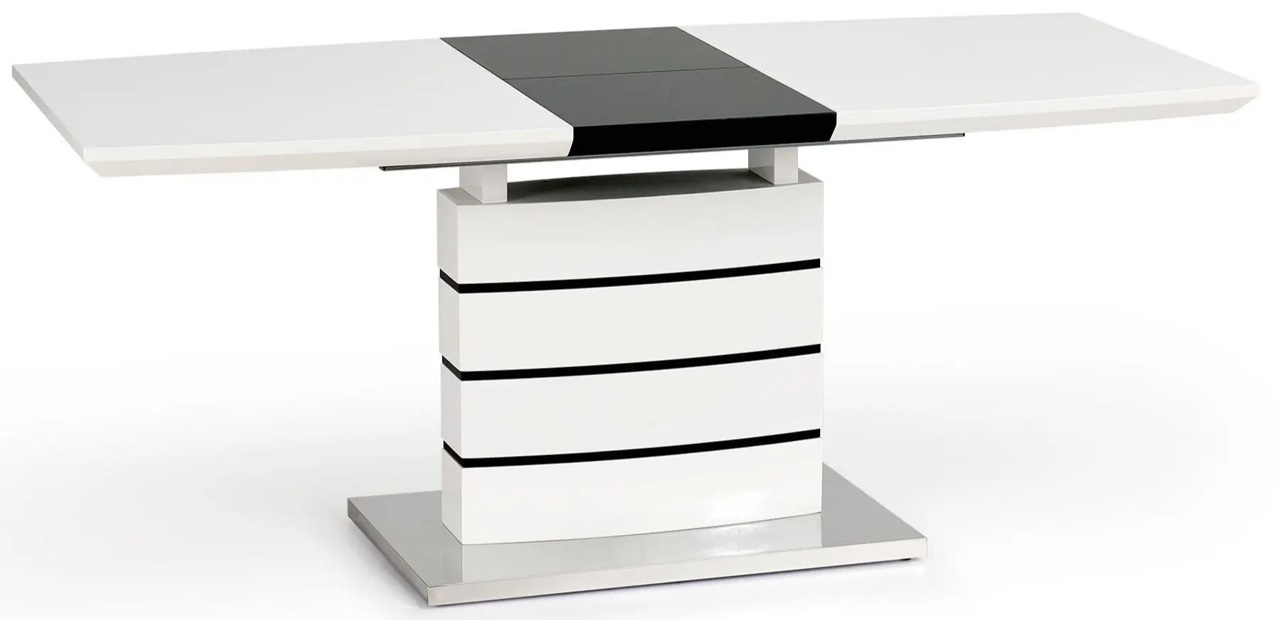 Masa extensibila Halmar Nord (White/Black)