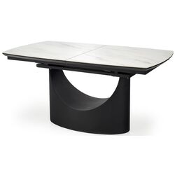 Masa extensibila Halmar Osman (White Marble/Black) Thumb