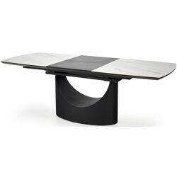 Masa extensibila Halmar Osman (White Marble/Black) Thumb