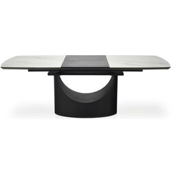 Masa extensibila Halmar Osman (White Marble/Black) Thumb