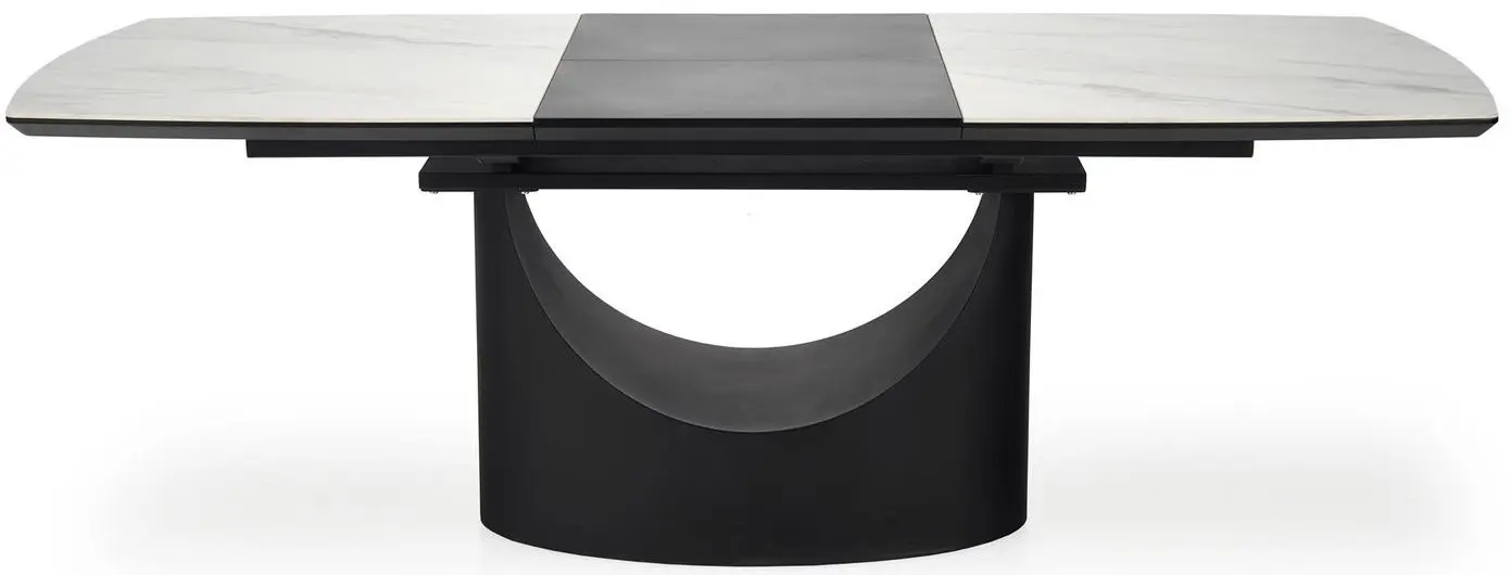 Masa extensibila Halmar Osman (White Marble/Black) - 4