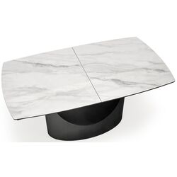 Masa extensibila Halmar Osman (White Marble/Black) Thumb