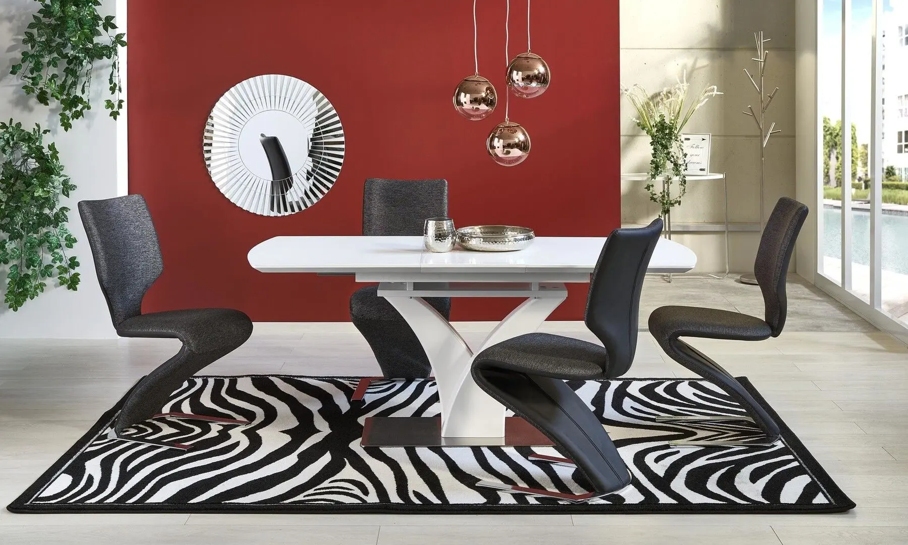 Masa extensibila Halmar Palermo (White)