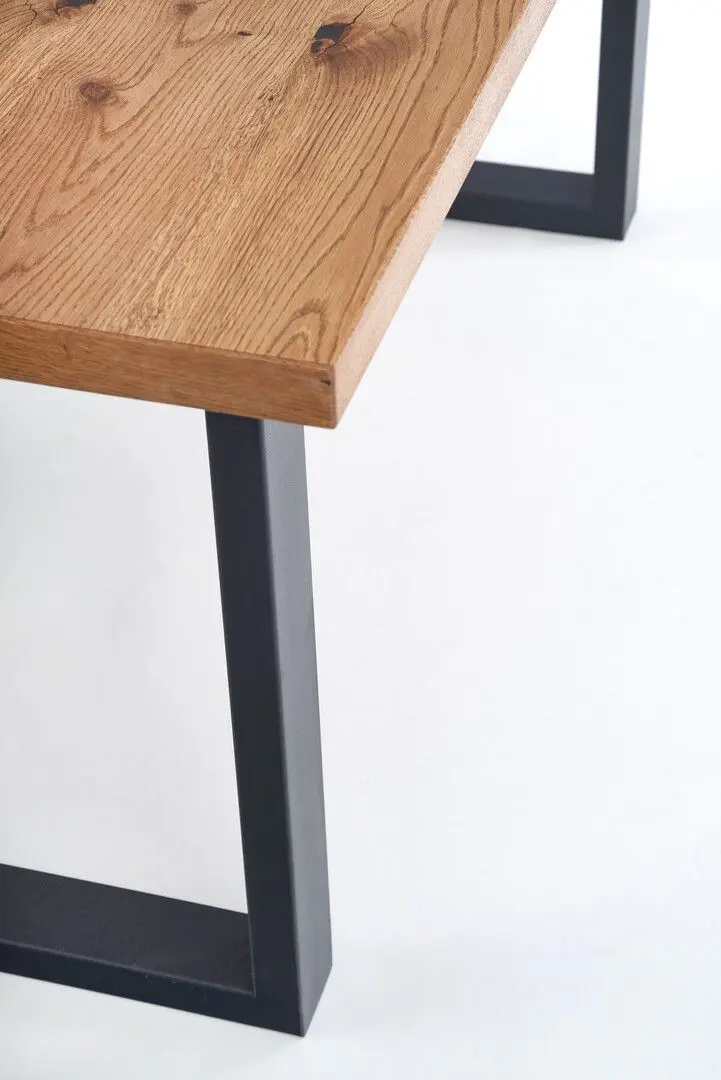Masa extensibila Halmar Perez (Light Oak/Black)