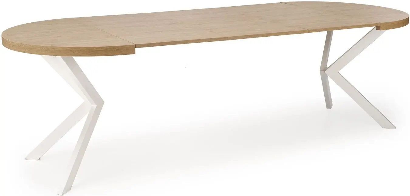 Стол раскладной Halmar Peroni (Golden Oak/White)