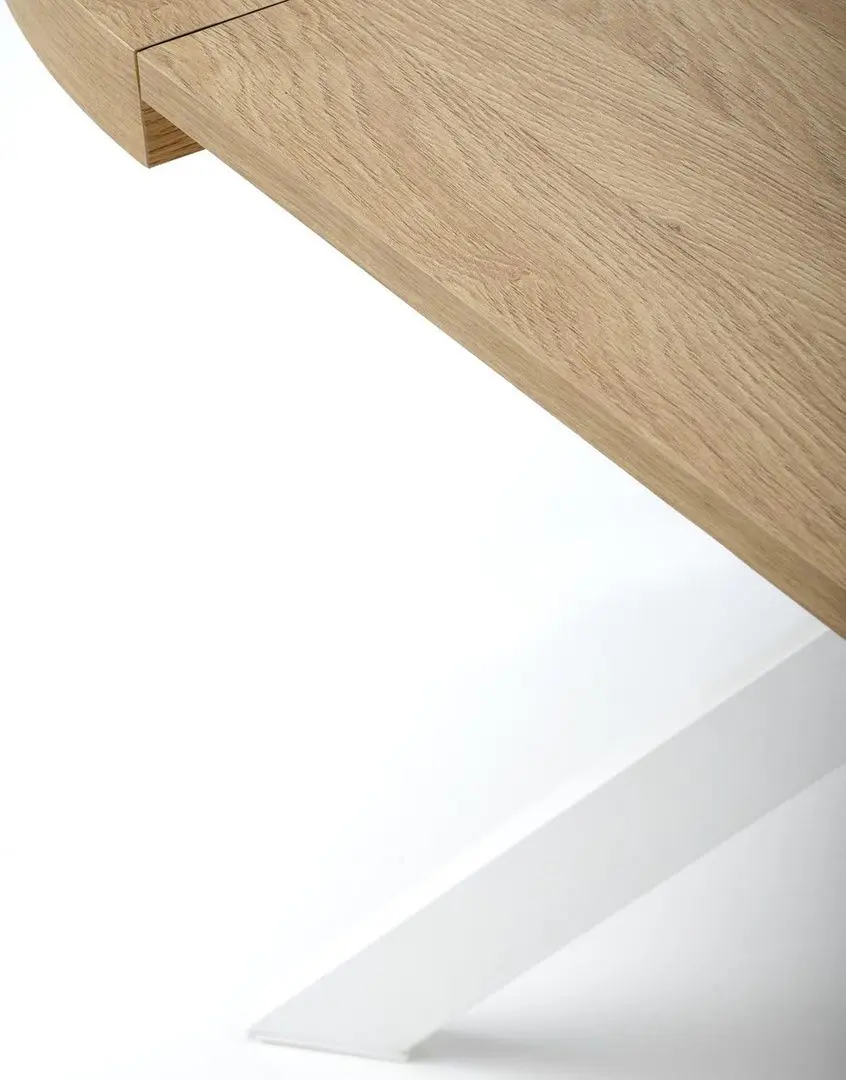 Стол раскладной Halmar Peroni (Golden Oak/White)