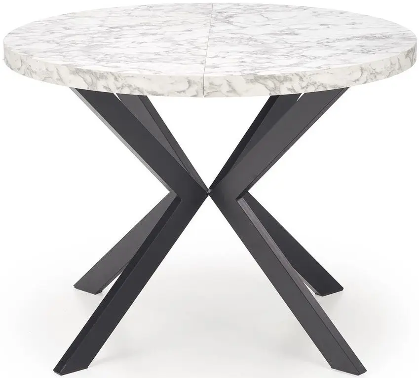 Masa extensibila Halmar Peroni 100-250cm (White Marble/Black)