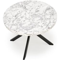 Masa extensibila Halmar Peroni 100-250cm (White Marble/Black) Thumb