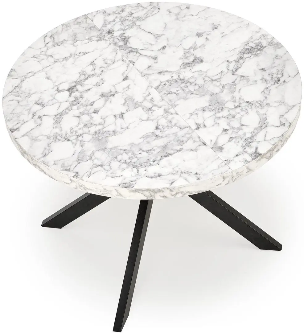 Masa extensibila Halmar Peroni 100-250cm (White Marble/Black)