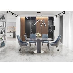 Masa extensibila Halmar Ricardo (Gray Marble/Dark Gray)