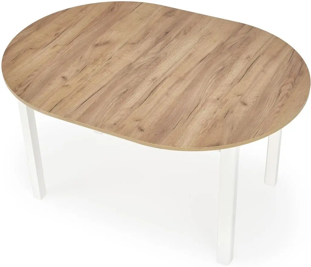 Masa extensibila Halmar Ringo 102/142x102cm (Craft Oak/White)