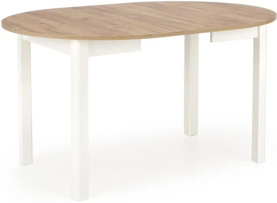 Masa extensibila Halmar Ringo 102/142x102cm (Craft Oak/White)
