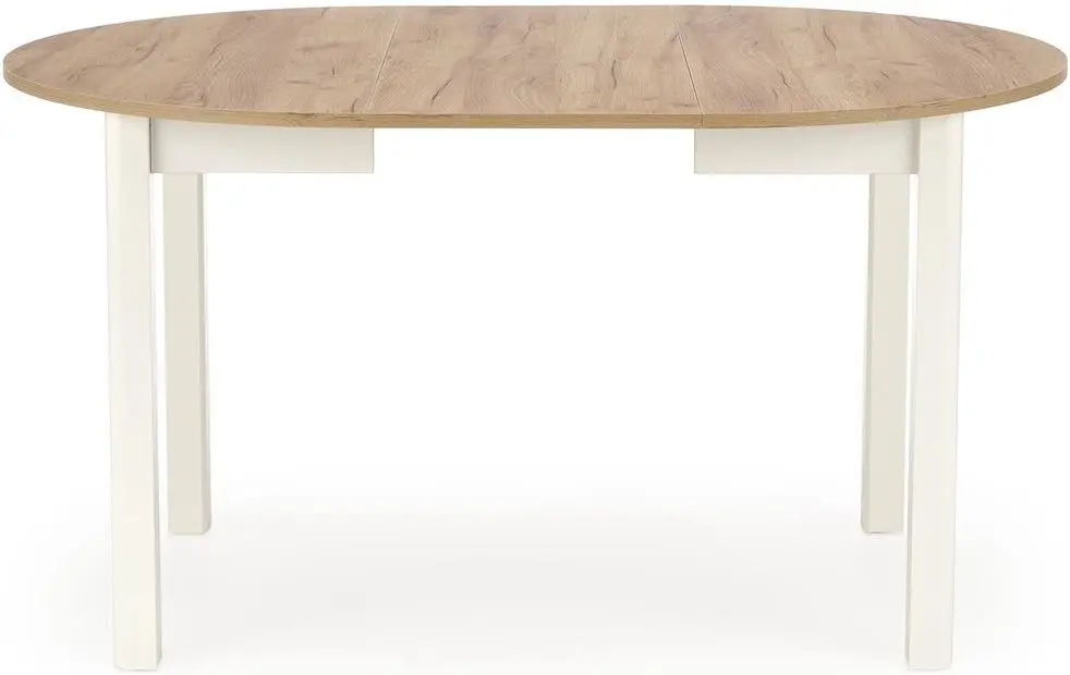 Masa extensibila Halmar Ringo 102/142x102cm (Craft Oak/White)