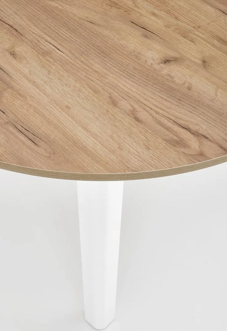 Masa extensibila Halmar Ringo 102/142x102cm (Craft Oak/White)