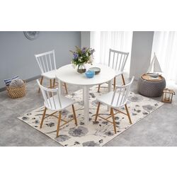 Стол раскладной Halmar Ringo 102/142x102cm (White) Thumb