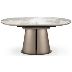 Masa extensibila Halmar Robinson (Beige Marble/Cappuccino/Black) Thumb