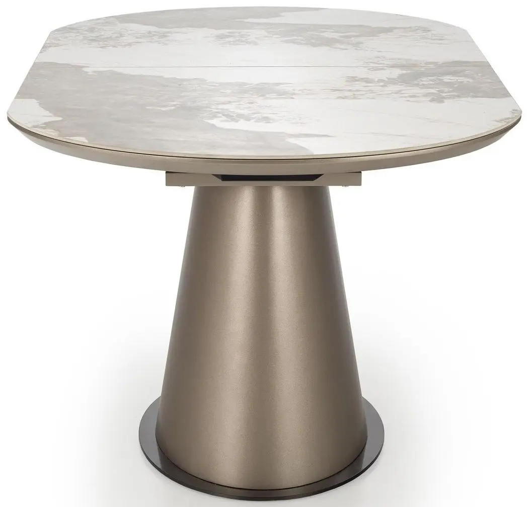 Masa extensibila Halmar Robinson (Beige Marble/Cappuccino/Black)