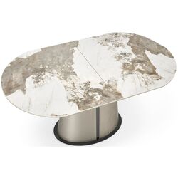 Masa extensibila Halmar Robinson (Beige Marble/Cappuccino/Black) Thumb