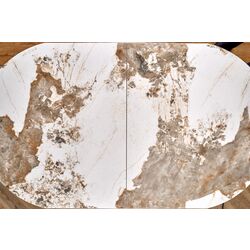 Masa extensibila Halmar Robinson (Beige Marble/Cappuccino/Black) Thumb