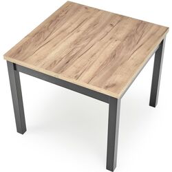 Стол раскладной Halmar Tiago Square 90/125cm (Craft Oak/Black) Thumb