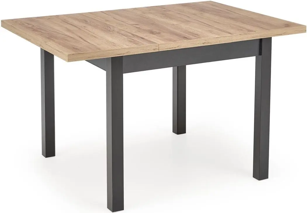 Стол раскладной Halmar Tiago Square 90/125cm (Craft Oak/Black)