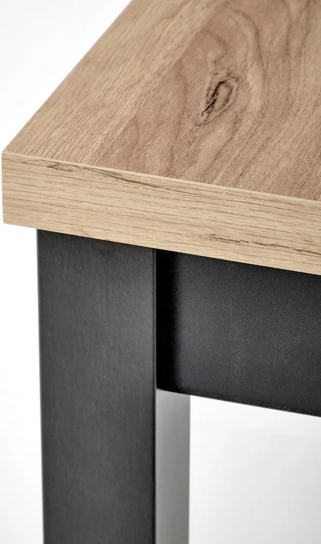 Стол раскладной Halmar Tiago Square 90/125cm (Craft Oak/Black)