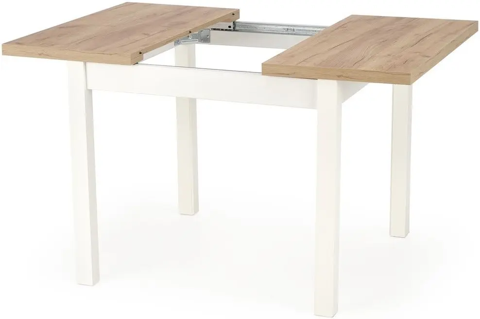 Стол раскладной Halmar Tiago Square 90/125cm (Craft Oak/White) - 7