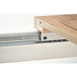 Стол раскладной Halmar Tiago Square 90/125cm (Craft Oak/White) Thumb