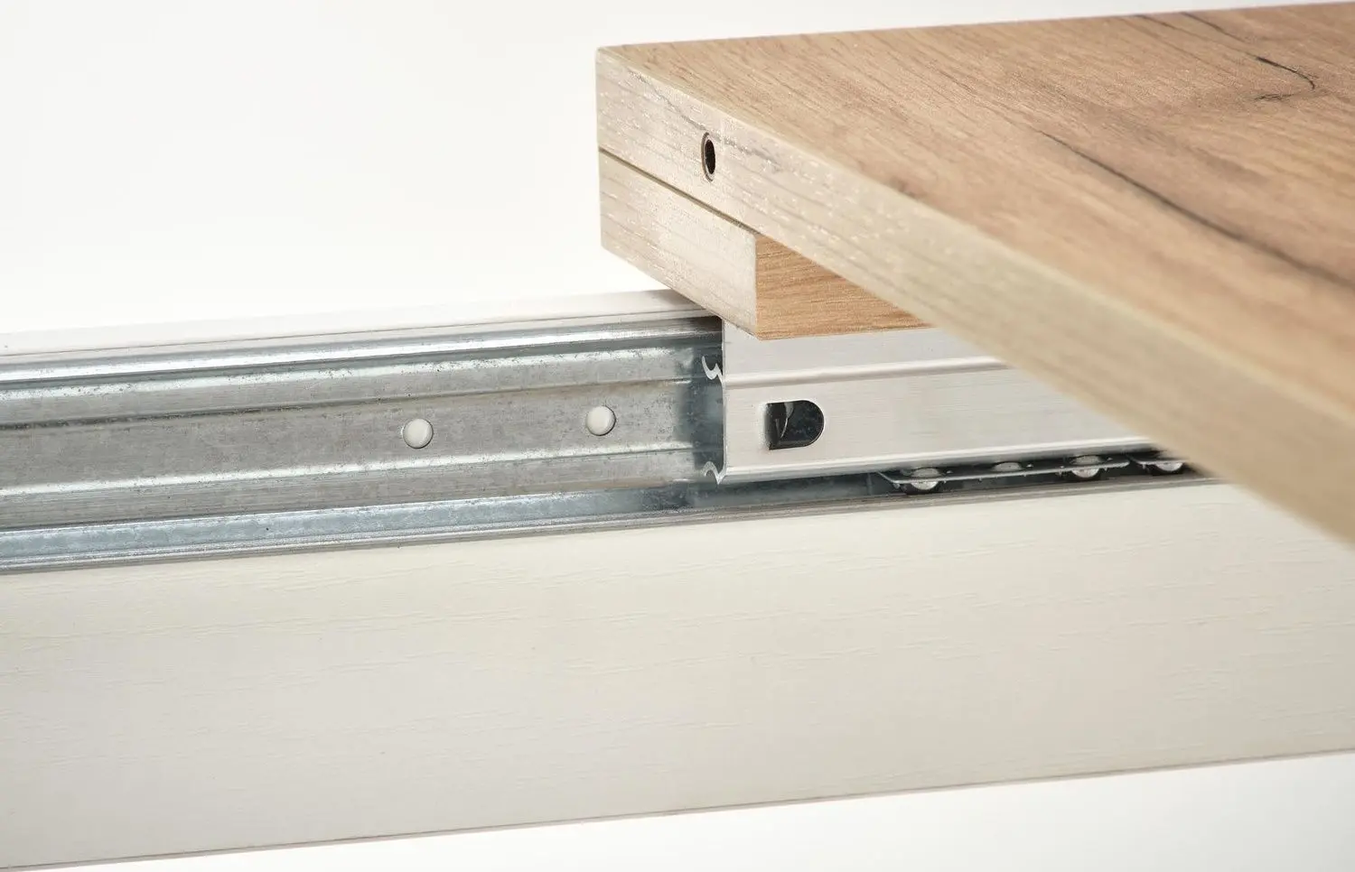 Стол раскладной Halmar Tiago Square 90/125cm (Craft Oak/White) - 9