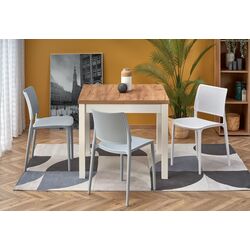 Стол раскладной Halmar Tiago Square 90/125cm (Craft Oak/White) Thumb