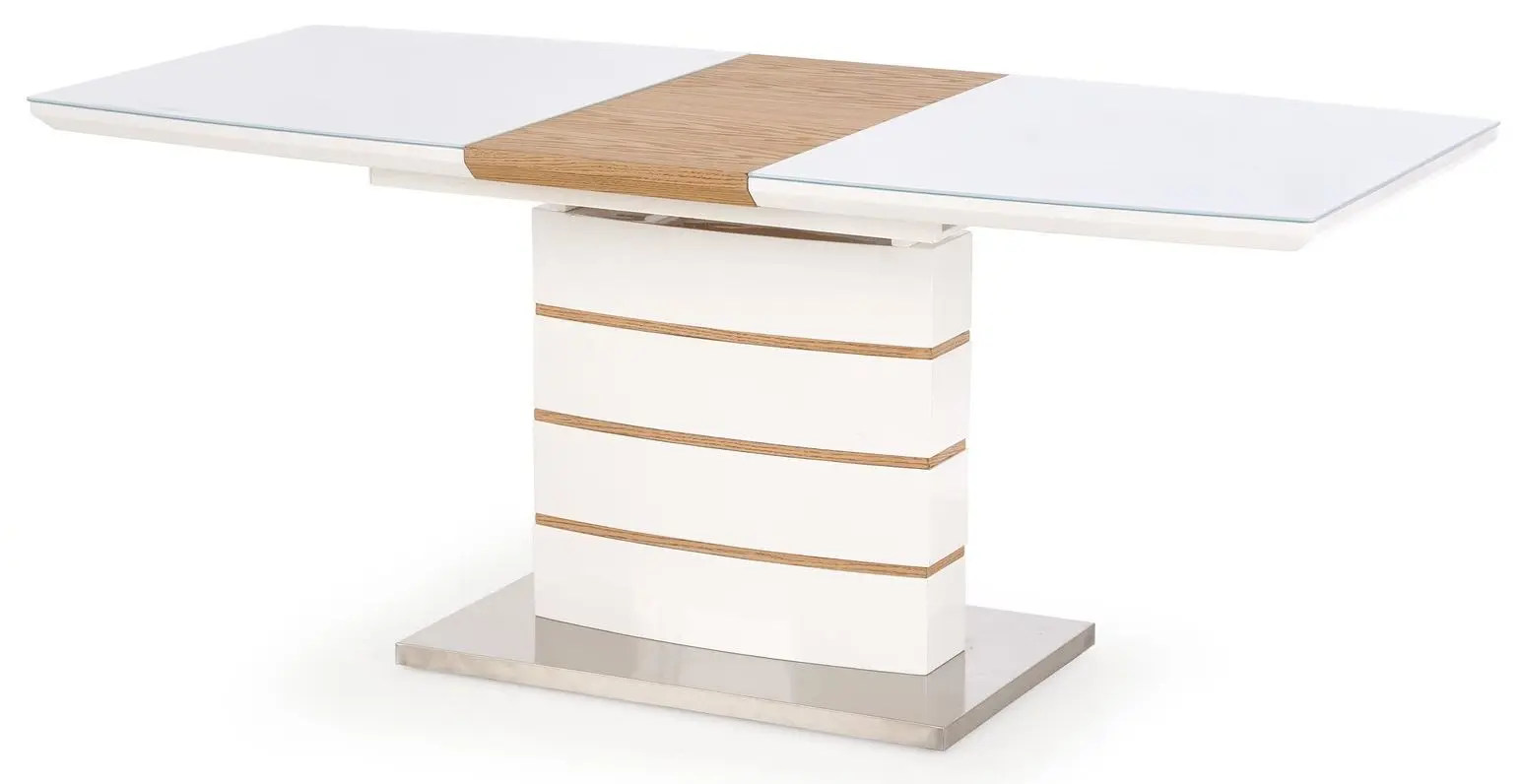 Masa extensibila Halmar Toronto (White/Gold Oak)