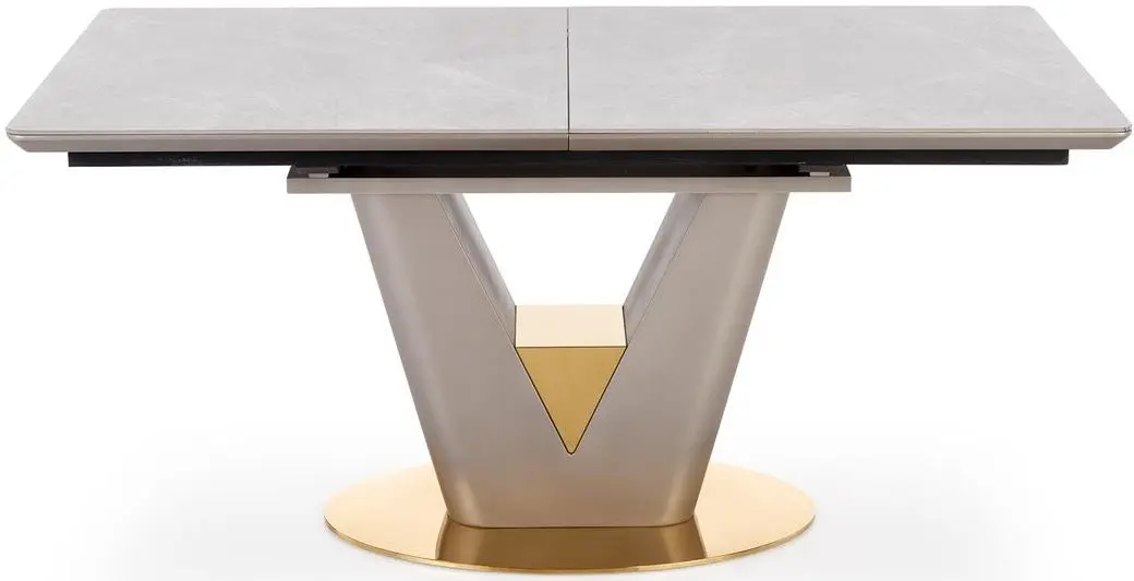 Masa extensibila Halmar Valentino (Light Gray/Gold)